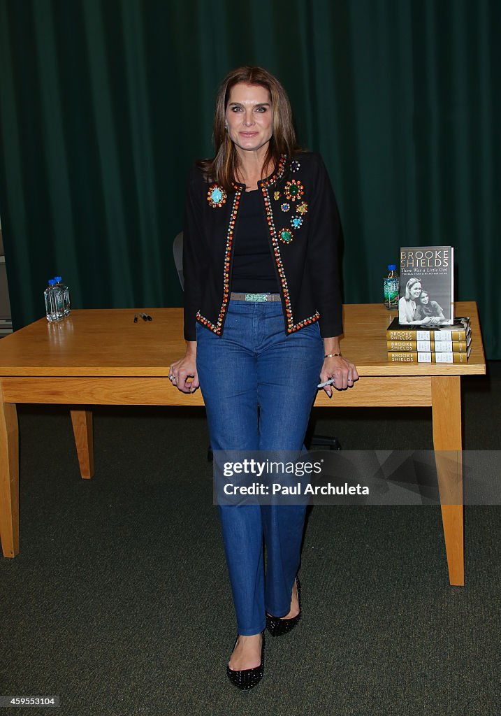 Brooke Shields Book Signing For "There Was A Little Girl"