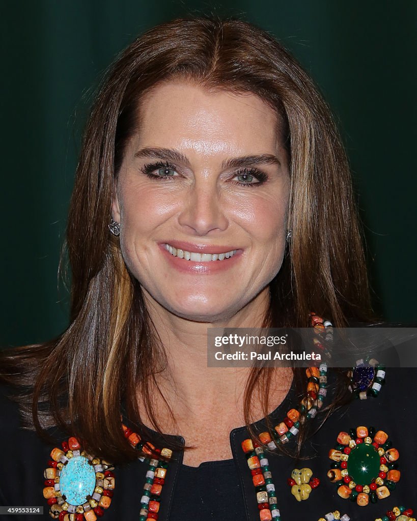 Brooke Shields Book Signing For "There Was A Little Girl"