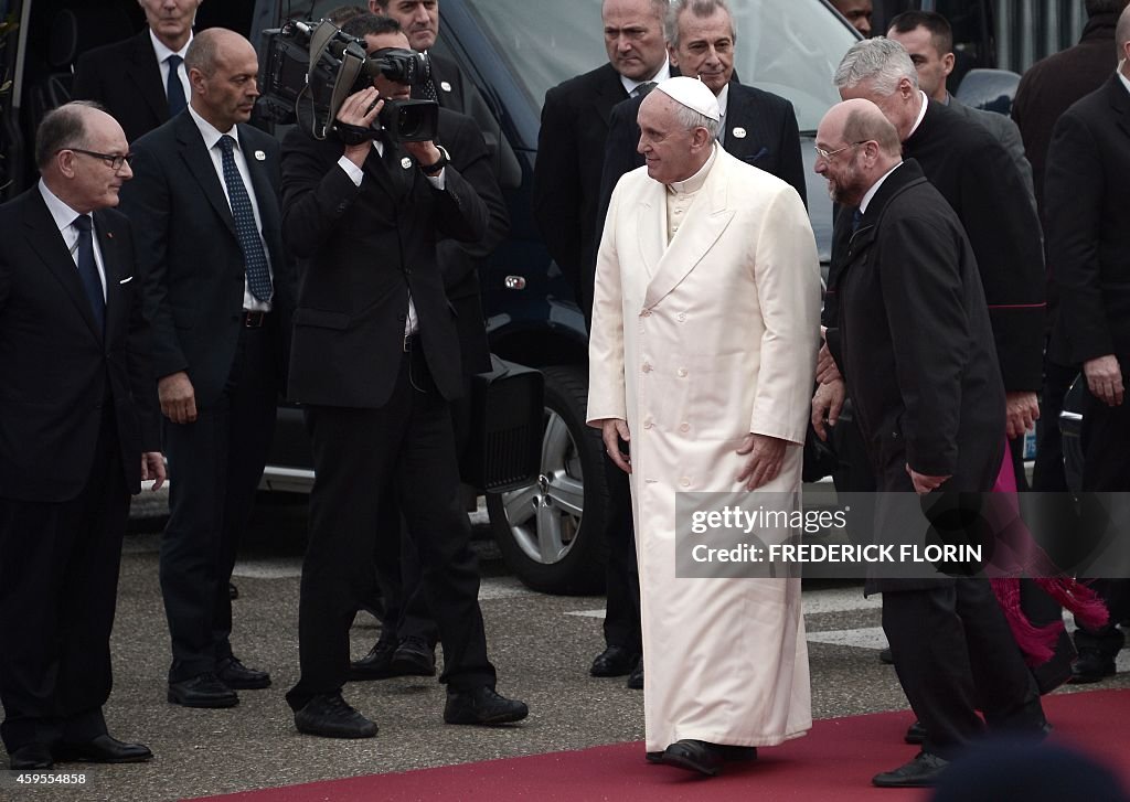 FRANCE-EU-VATICAN-POPE-VISIT