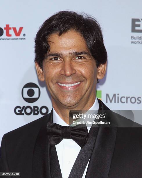 Marcos Santana attends the 2014 International Academy Of Television Arts & Sciences Awards at the New York Hilton on November 24, 2014 in New York...