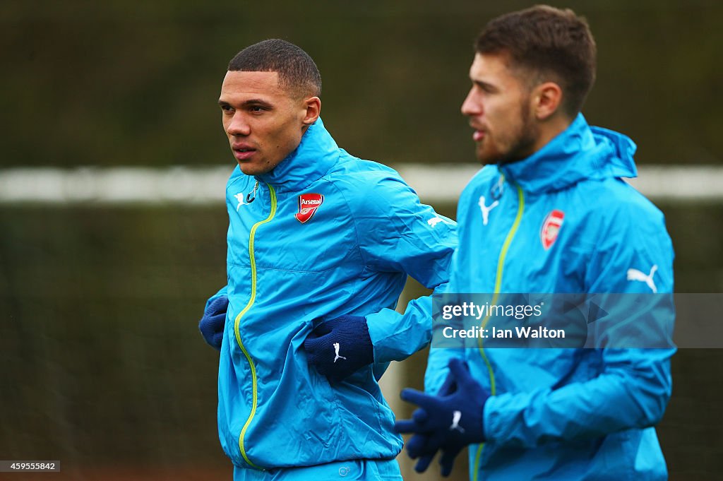 Arsenal Training Session & Press Conference