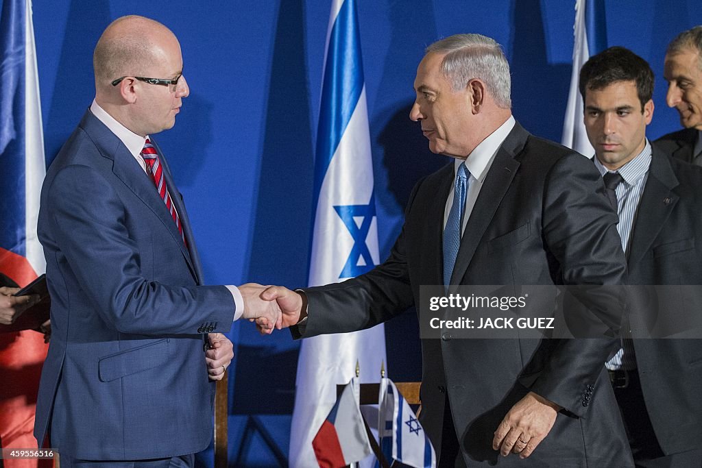 ISRAEL-CZECH REPUBLIC-DIPLOMACY-AGREEMENT