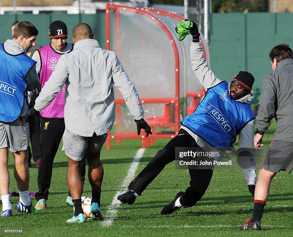 Liverpool FC Training Session