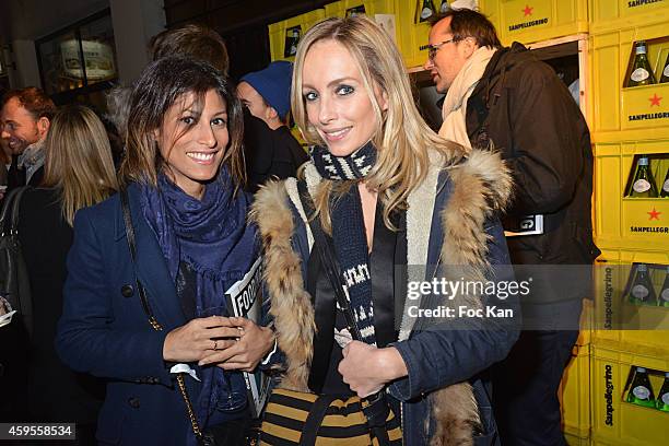 Emmanuelle Boyer and Anne Denis attend 'Les Fooding 2015' Ceremony Cocktail at Passage Panorama on November 24, 2014 in Paris, France.