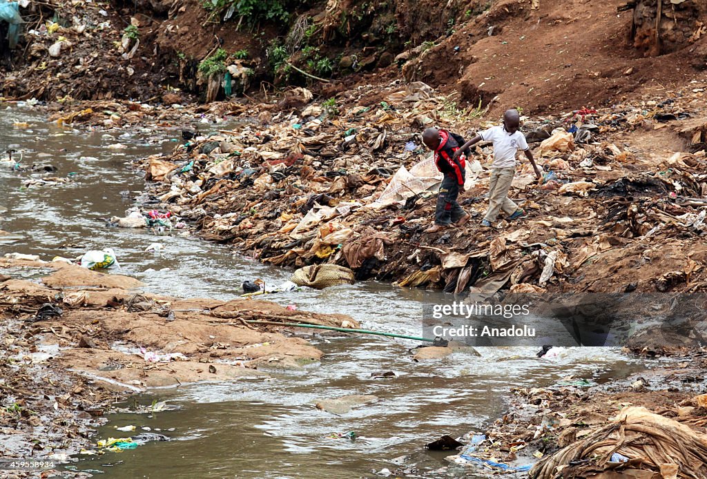 One of the biggest slums in the world "Kibera"