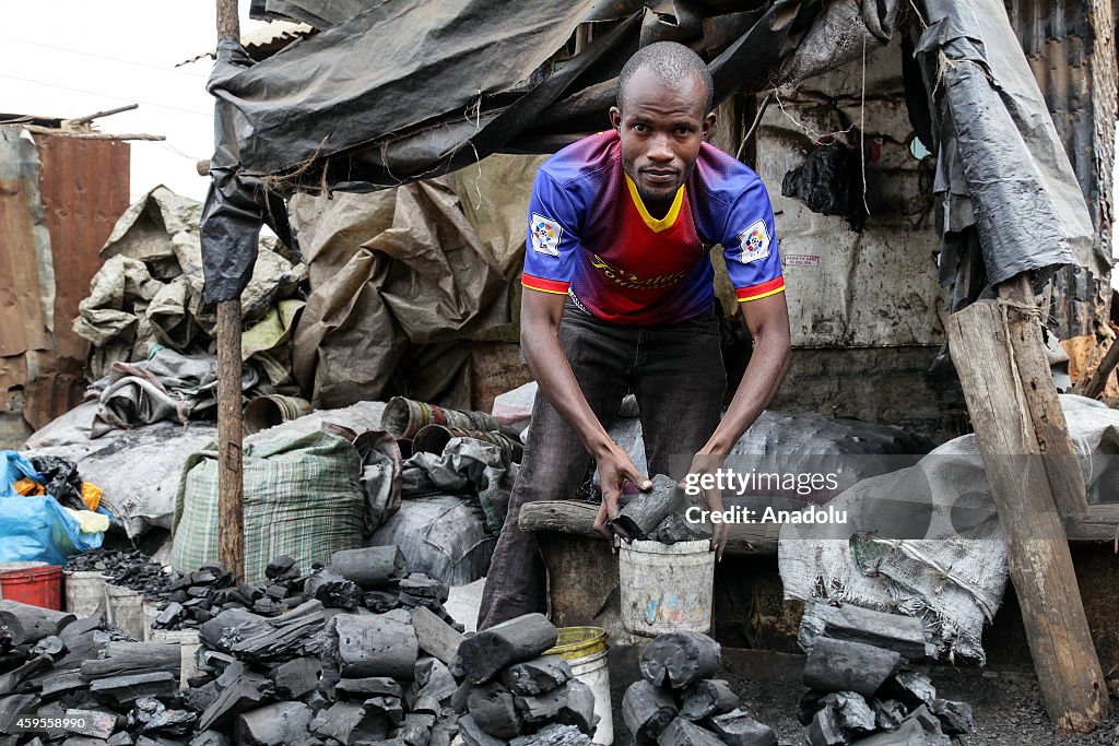 One of the biggest slums in the world "Kibera"