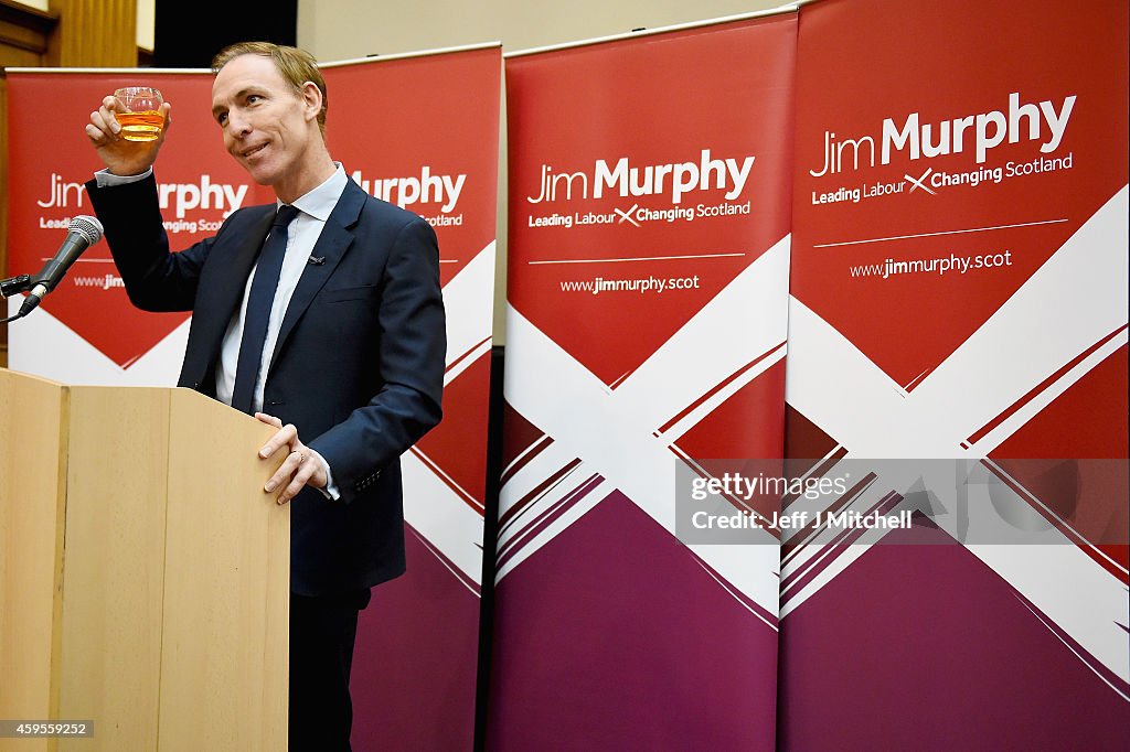 Scottish Labour Leadership Candidate Jim Murphy Makes Keynote Speech On More Power For Scotland