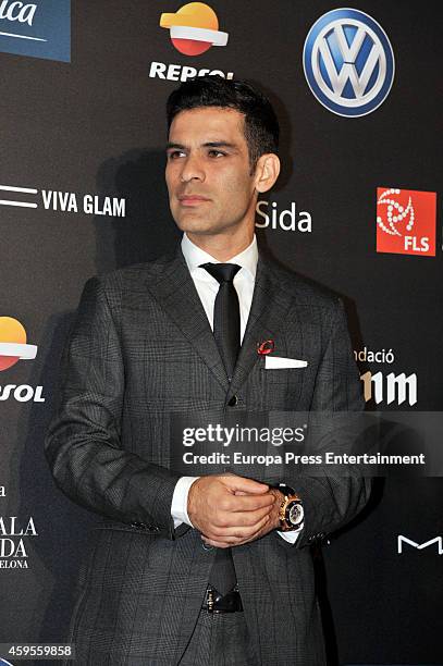 Rafael 'Rafa' Marquez Alvarez attends 'Fifth Gala Against HIV 2014' on November 24, 2014 in Barcelona, Spain.
