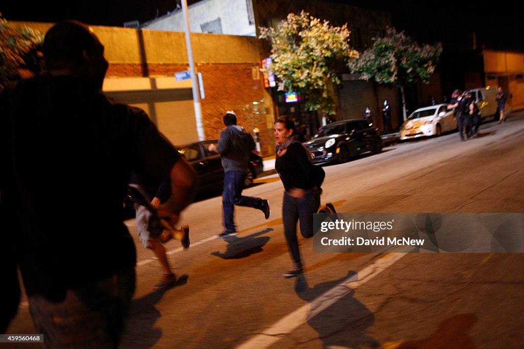 Protesters In LA React To Grand Jury Decision In Ferguson Case