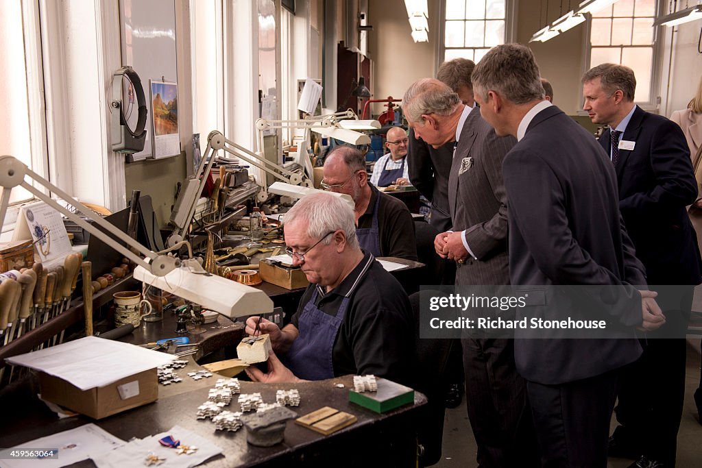 Charles & Camilla Visit School of Jewellery