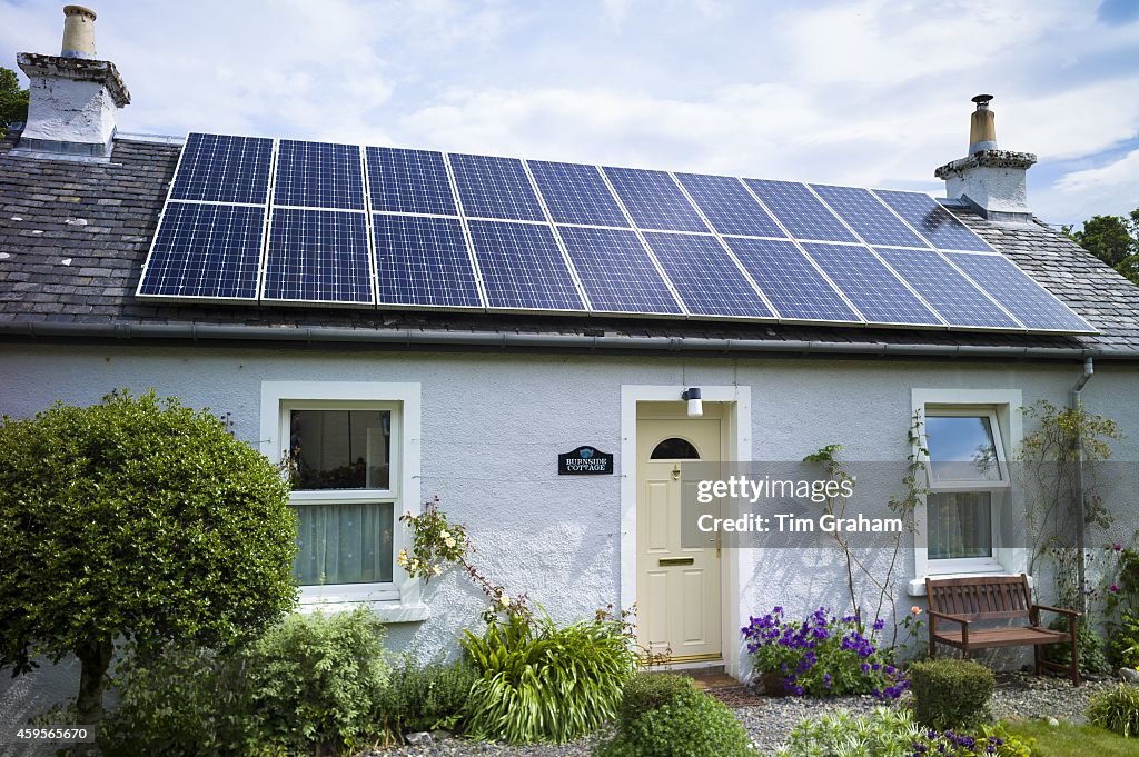 Solar Panels, Isle of Mull, Scotland