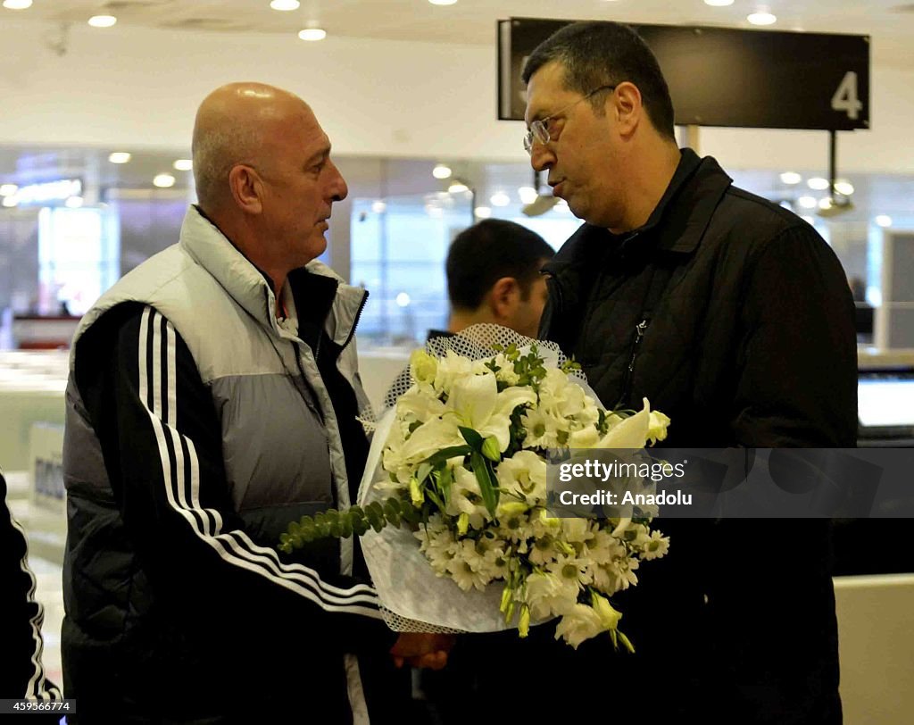 Arrival of Partizan NIS ahead of ULEB Euroleague match in Istanbul