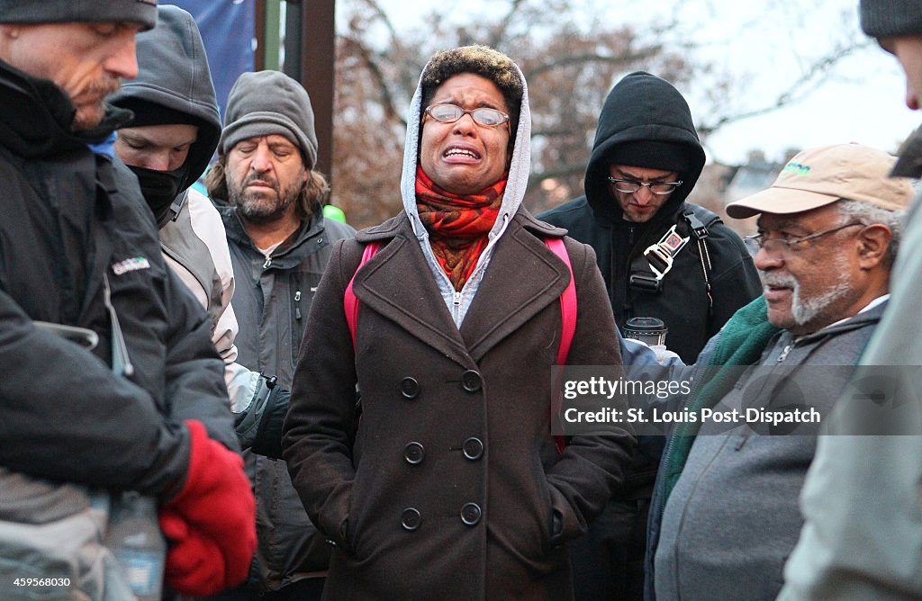 Ferguson protests after grand jury announcement