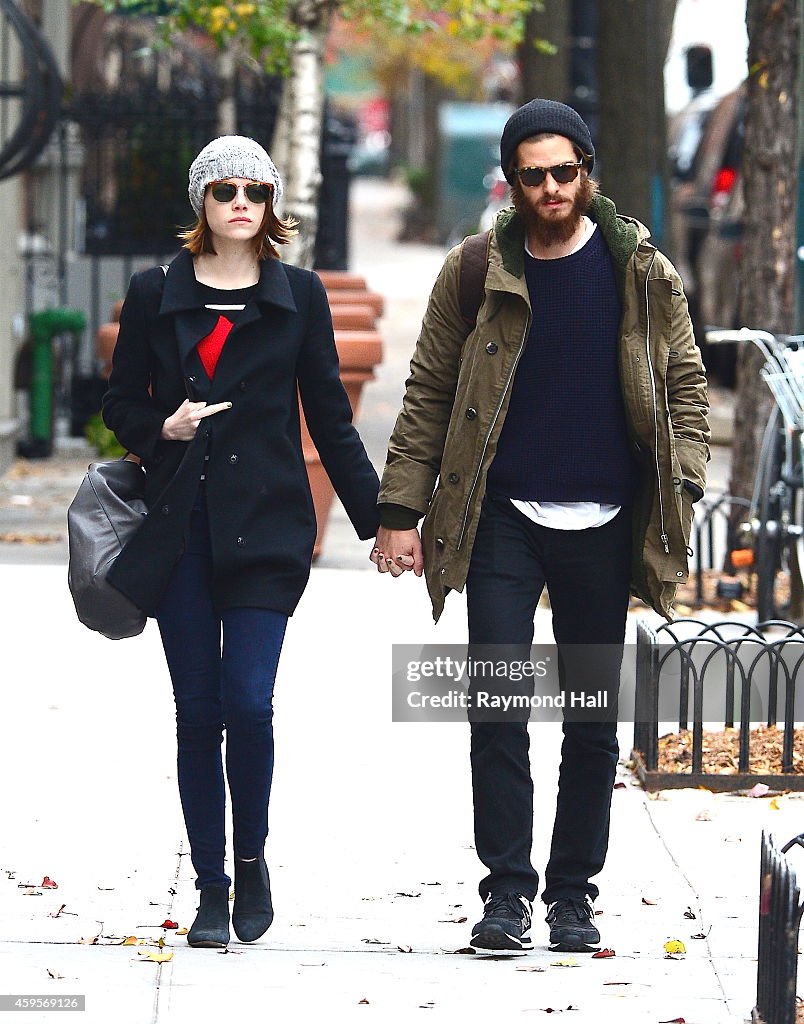 Celebrity Sightings In New York City - November 25, 2014