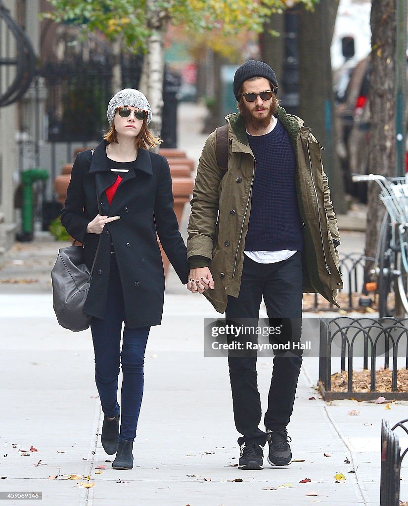 Celebrity Sightings In New York City - November 25, 2014