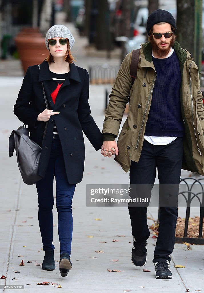 Celebrity Sightings In New York City - November 25, 2014