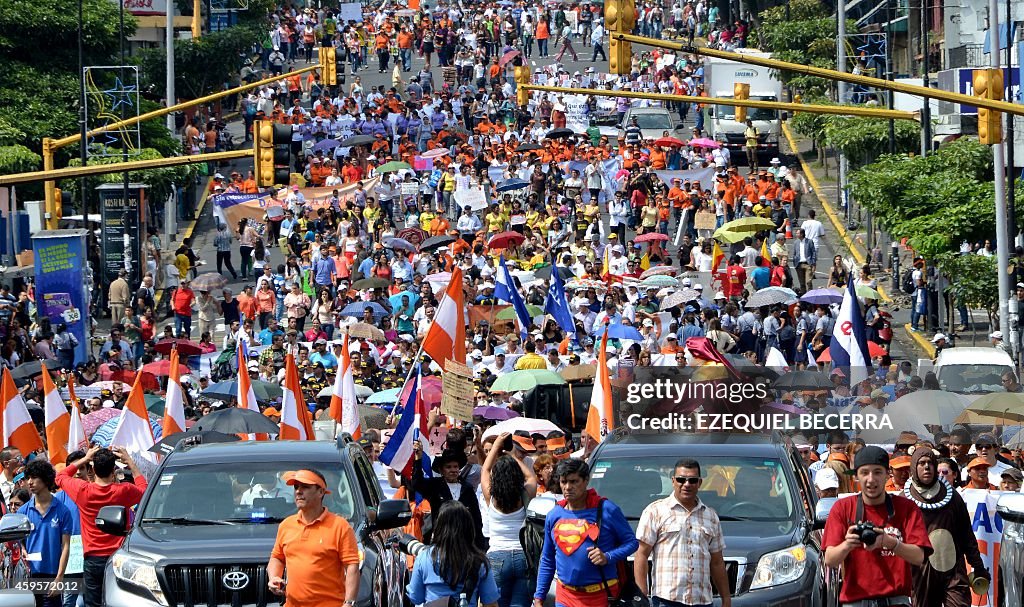 COSTA RICA-VIOLENCE-RIGHTS-WOMEN-DEMO