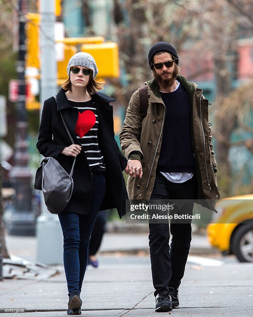 Celebrity Sightings In New York City - November 25, 2014