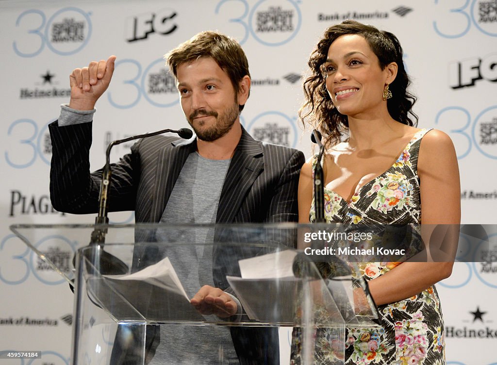 Piaget At The 30th Film Independent Spirit Awards Nominations Press Conference