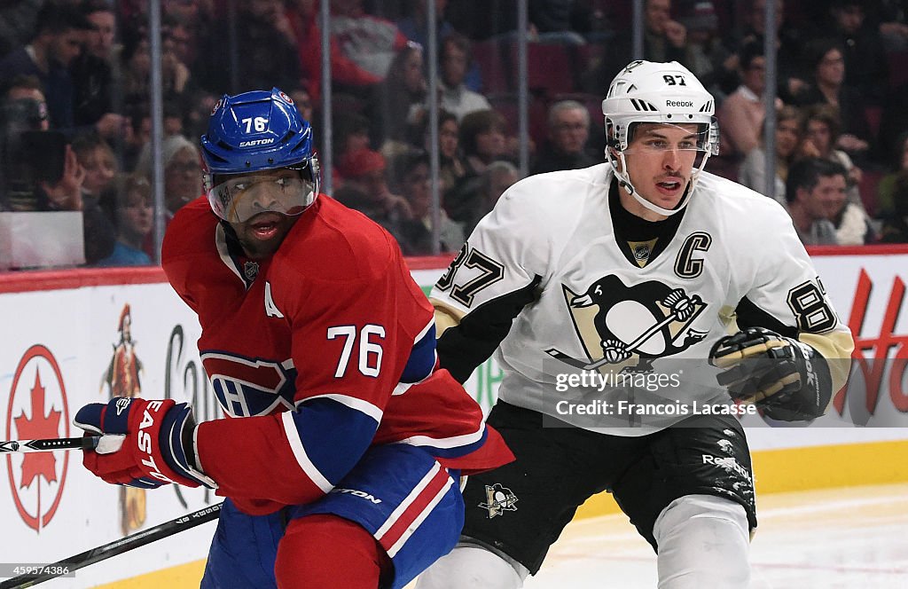 Pittsburgh Penguins v Montreal Canadiens