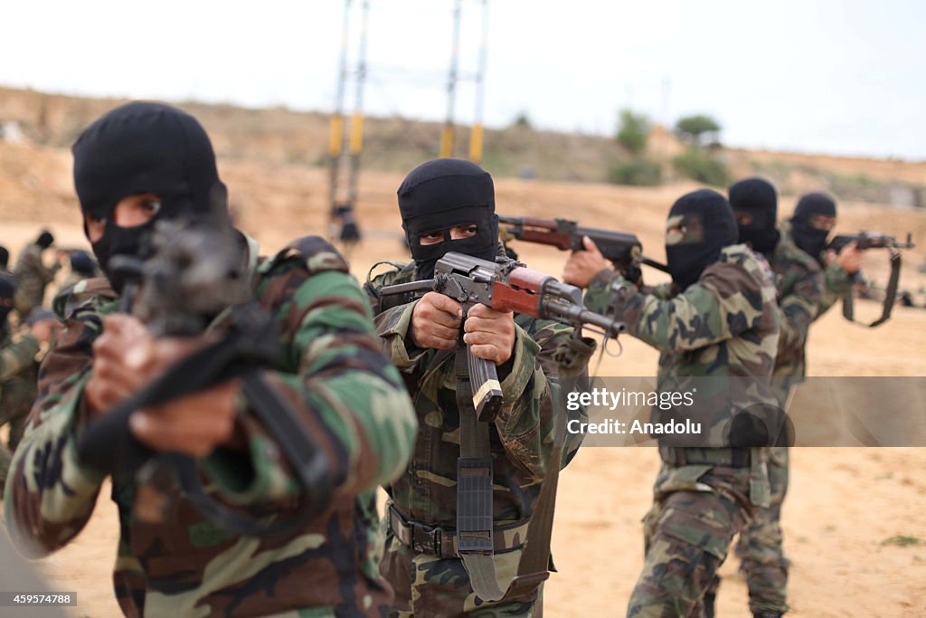 Training of Al-Quds Brigades in Gaza