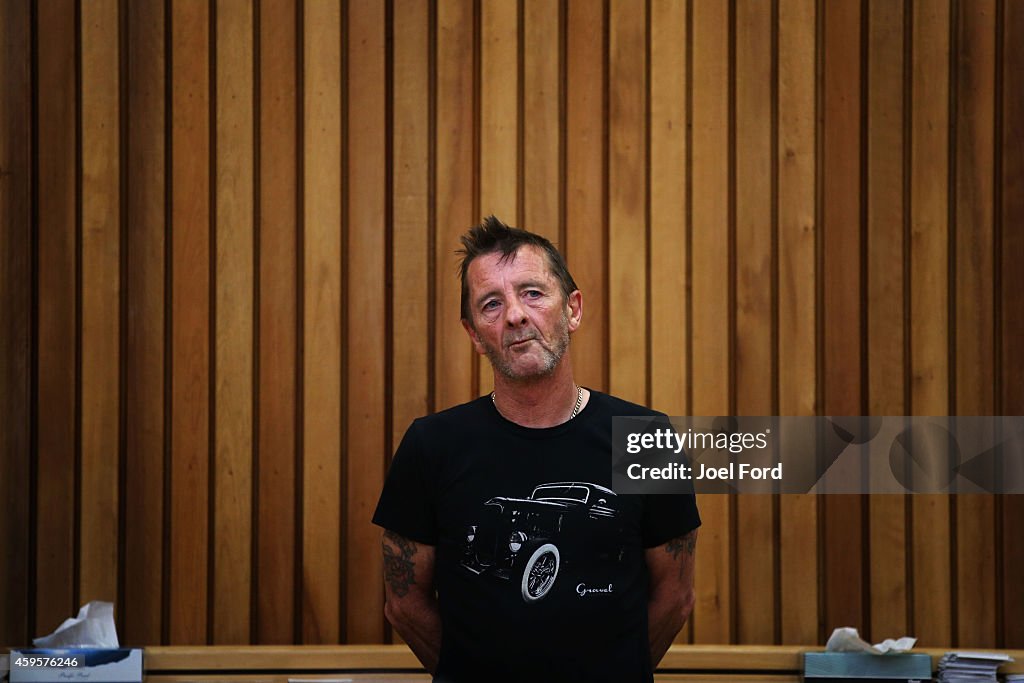ACDC Drummer Appears In Court
