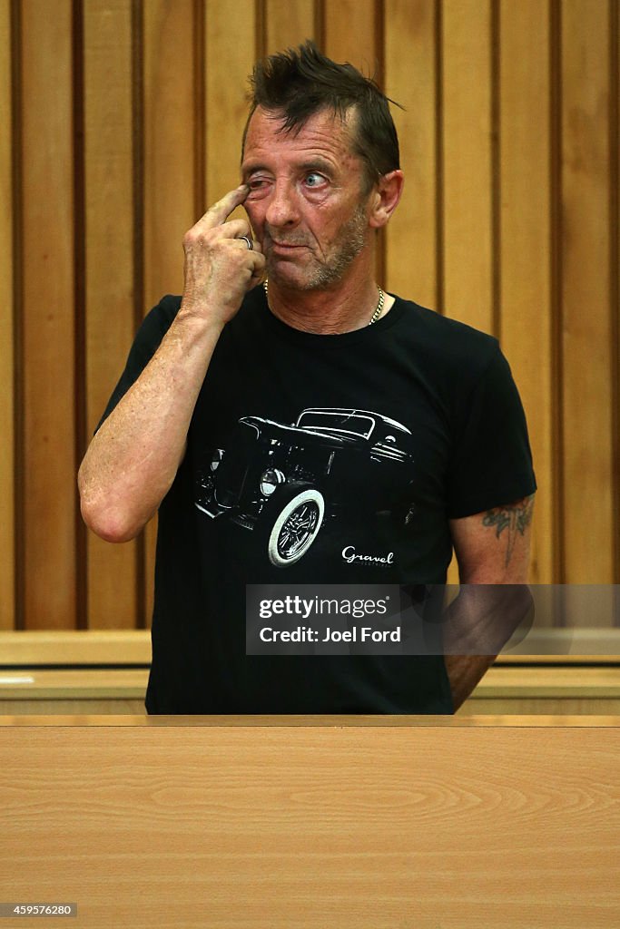 ACDC Drummer Appears In Court