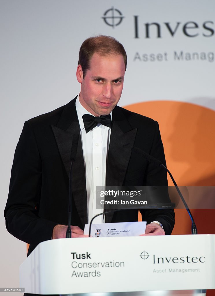 The Duke Of Cambridge Attends The Tusk Conservation Awards