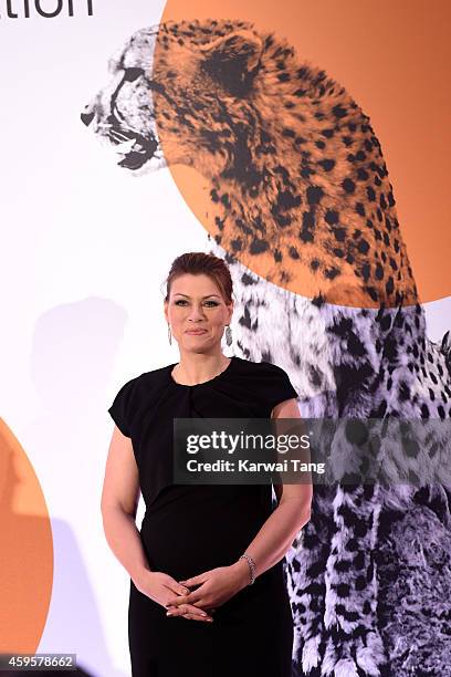 Kate Silverton attends the Tusk Conservation Awards 2014 at Claridge's Hotel on November 25, 2014 in London, England.