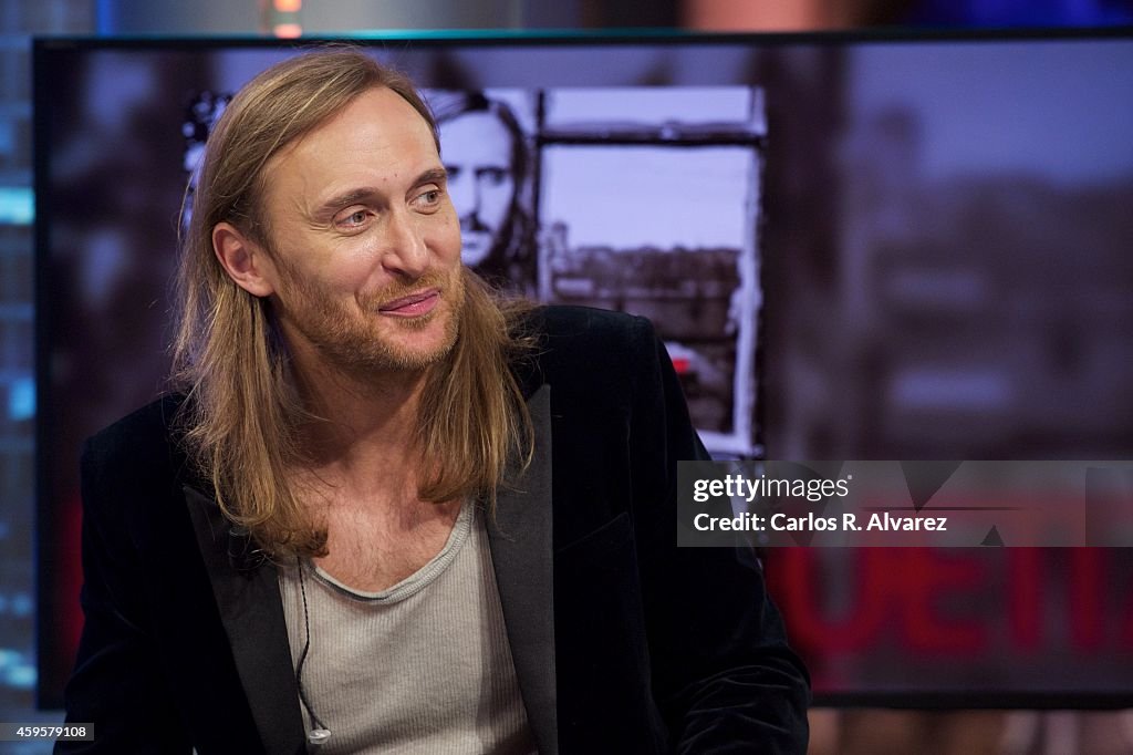 David Guetta Attends 'El Hormiguero' Tv Show