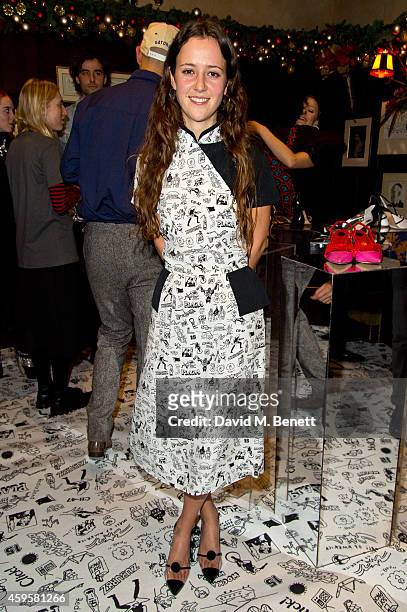 Ashley Williams attends the Ashley Williams x Red or Dead preview dinner at Rules Restaurant on November 25, 2014 in London, England.
