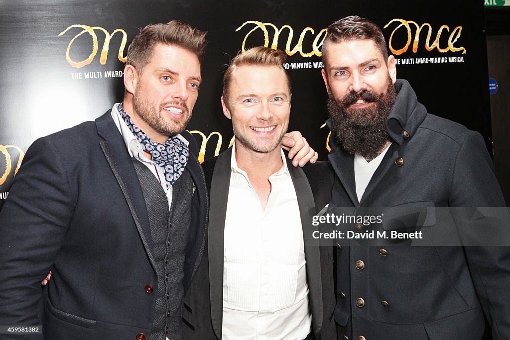 Ronan Keating Joins The Cast Of "Once" - Press Night - After Party