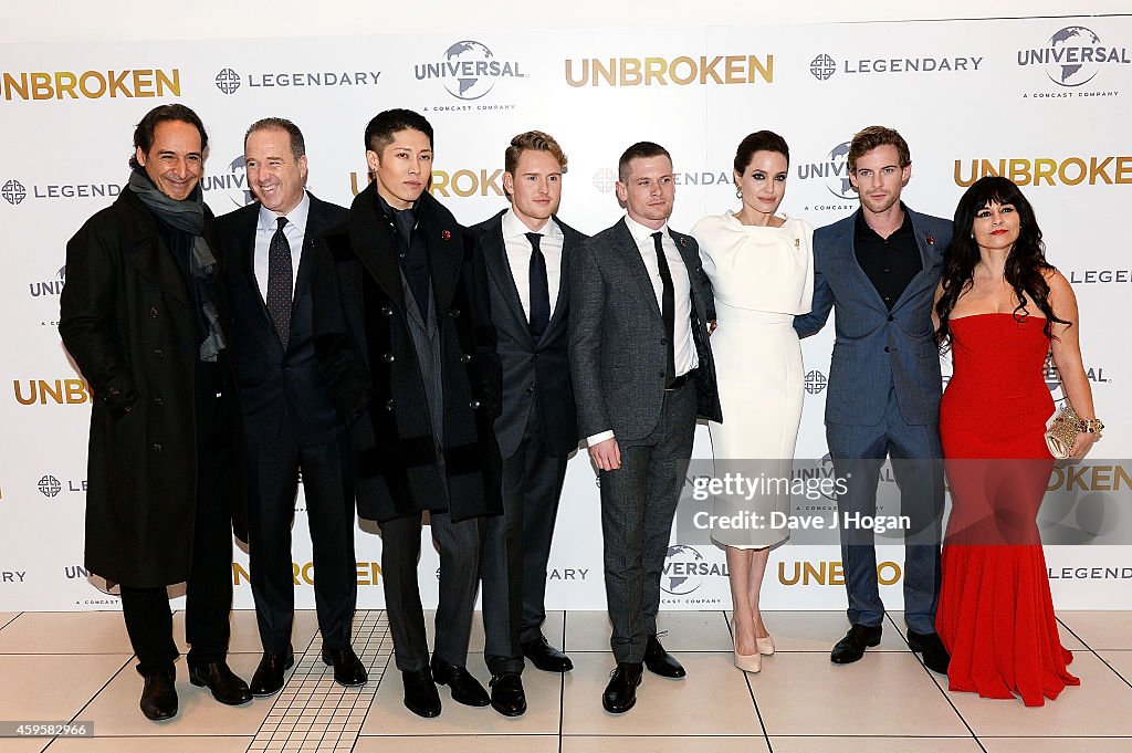 "Unbroken" - UK Premiere - Inside Arrivals