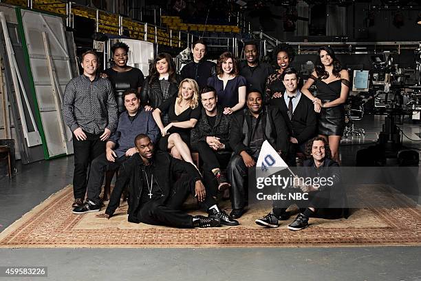 Season: 40 -- Pictured: Beck Bennett, Leslie Jones, Bobby Moynihan, Jay Pharoah, Aidy Bryant, Kate McKinnon, Pete Davidson, Taran Killam, Vanessa...