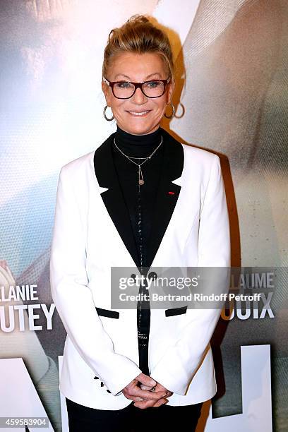 Singer Sheila attends the 'La French' : Paris Premiere. Held at Cinema Gaumont Capucine on November 25, 2014 in Paris, France.