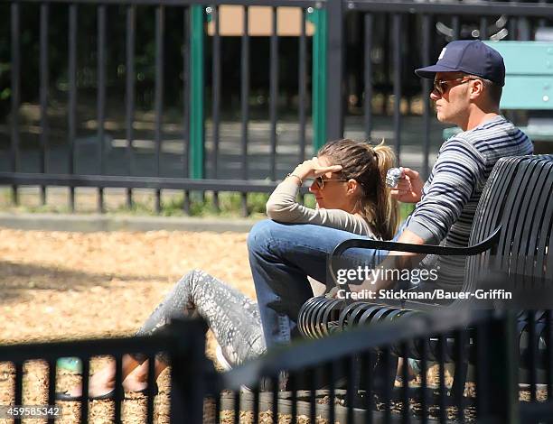 Tom Brady and his wife Gisele Bundchen are seen on June 01, 2012 in Boston, Massachusetts.