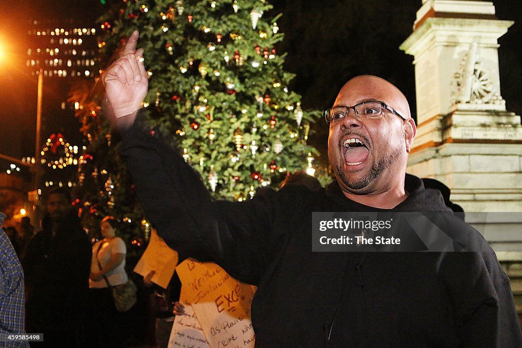 South Carolina protest in wake of Ferguson grand jury decision