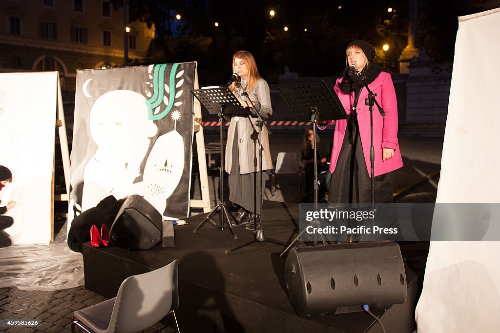 Event organized by the city of Rome against all forms of...