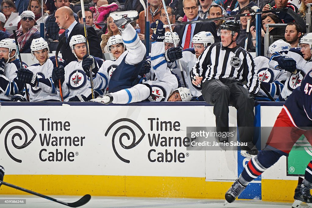 Winnipeg Jets v Columbus Blue Jackets