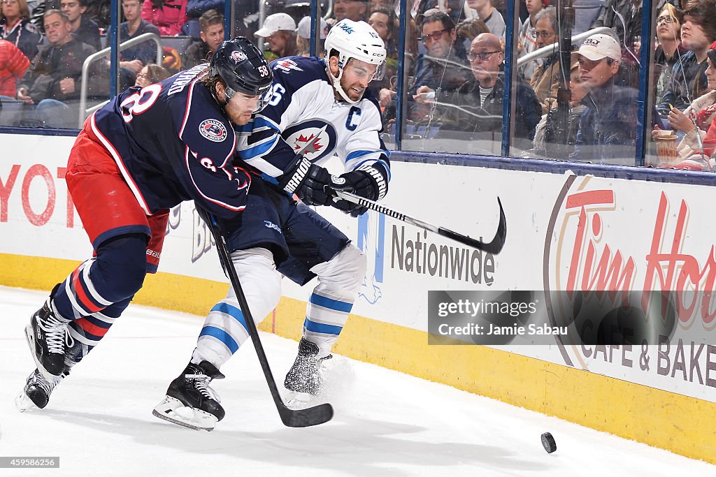 Winnipeg Jets v Columbus Blue Jackets