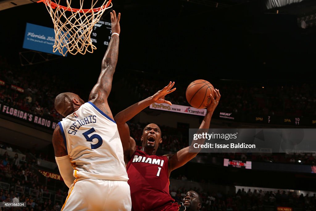 Golden State Warriors v Miami Heat