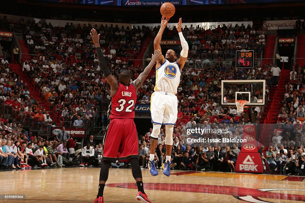 Golden State Warriors v Miami Heat