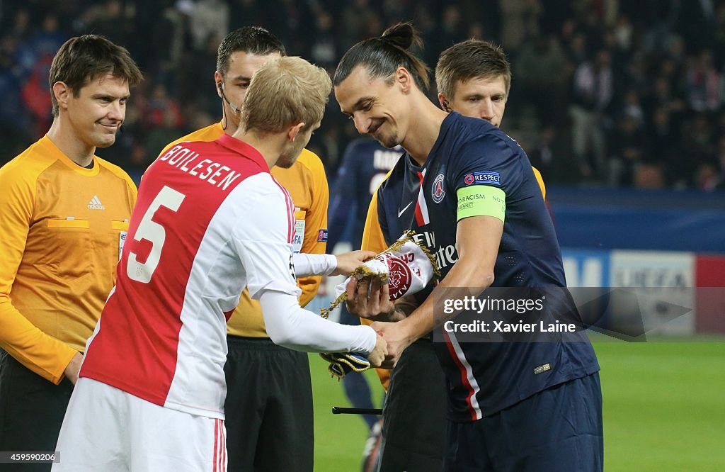 Paris Saint-Germain FC v Ajax Amsterdam FC - Champions League