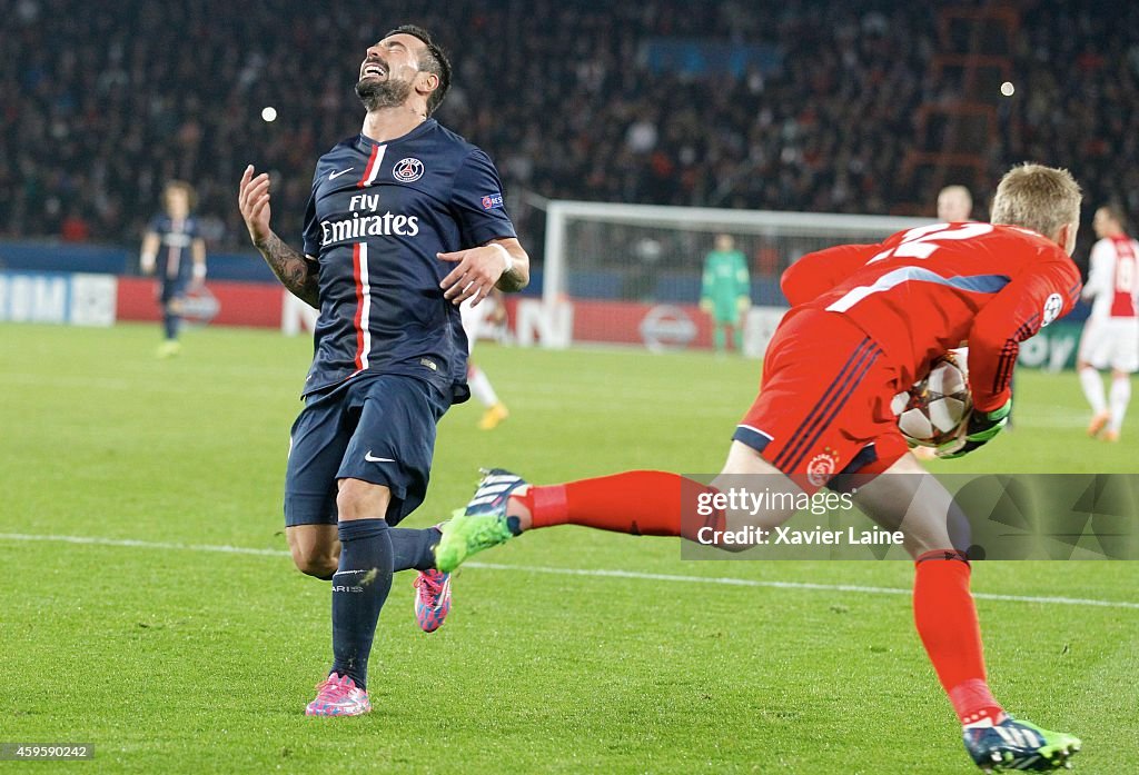 Paris Saint-Germain FC v Ajax Amsterdam FC - Champions League