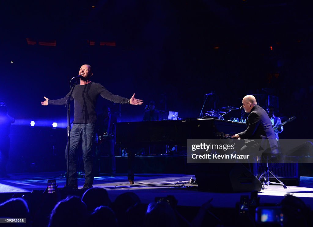 Billy Joel Performs at Madison Square Garden