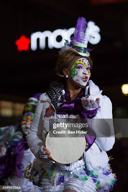New Orleans Baby Doll Ladies attend the 88th Annual Macy's Thanksgiving Day Parade Rehearsals on November 25, 2014 in New York City.