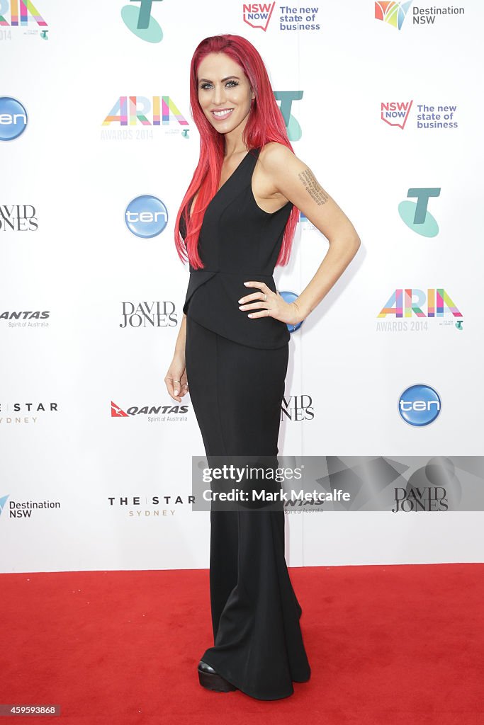 28th Annual ARIA Awards 2014 - Arrivals