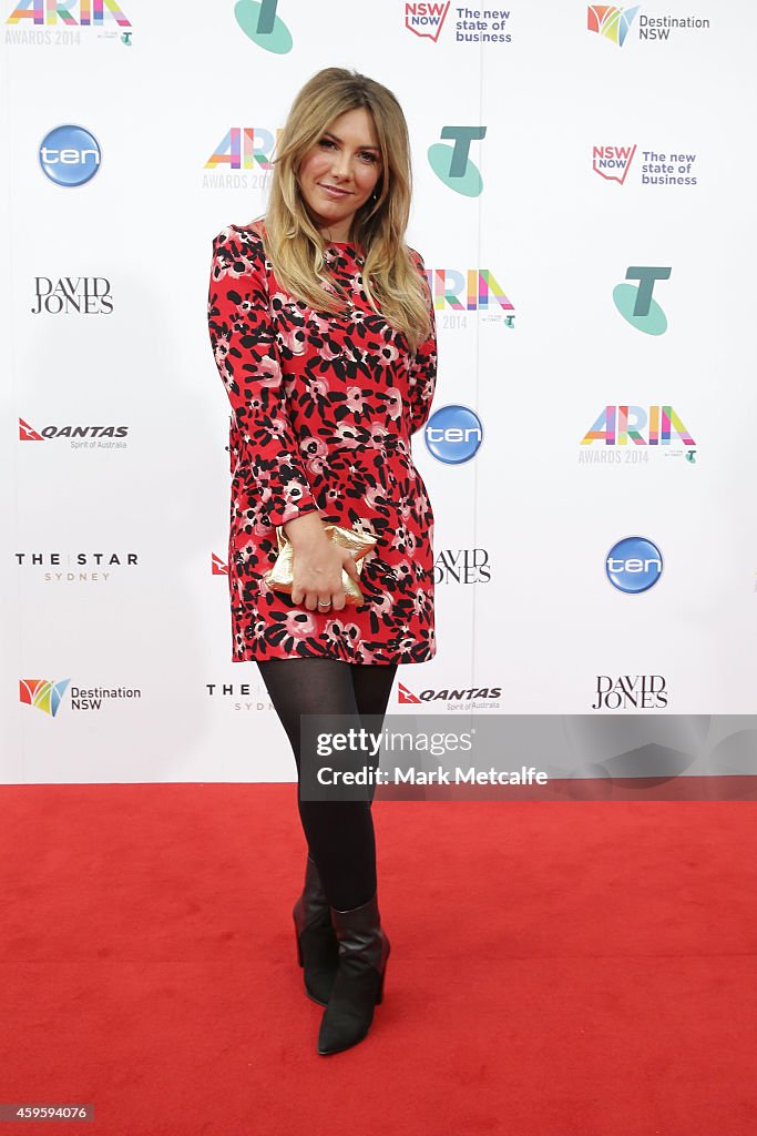 28th Annual ARIA Awards 2014 - Arrivals