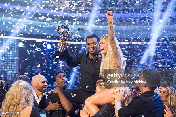 Episode 1911A" - At the end of the night, Alfonso Ribeiro and Witney Carson were crowned the Season 19 Champions, on the Season Finale of "Dancing...