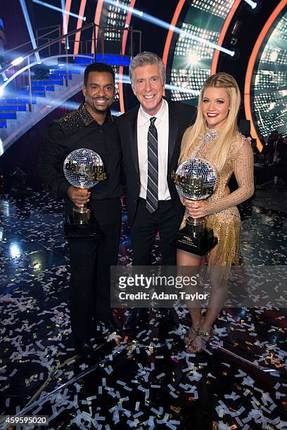 Episode 1911A" - At the end of the night, Alfonso Ribeiro and Witney Carson were crowned the Season 19 Champions, on the Season Finale of "Dancing...